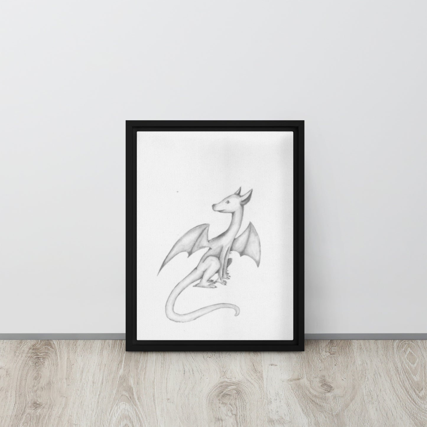 Bat Dragon Framed canvas