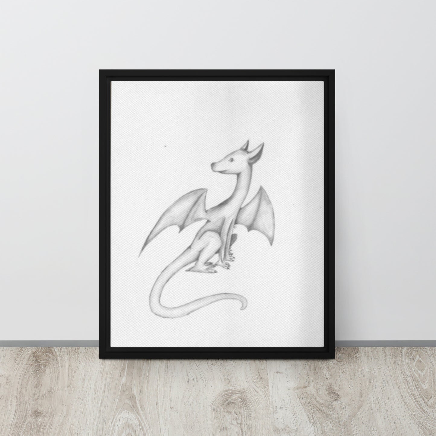 Bat Dragon Framed canvas