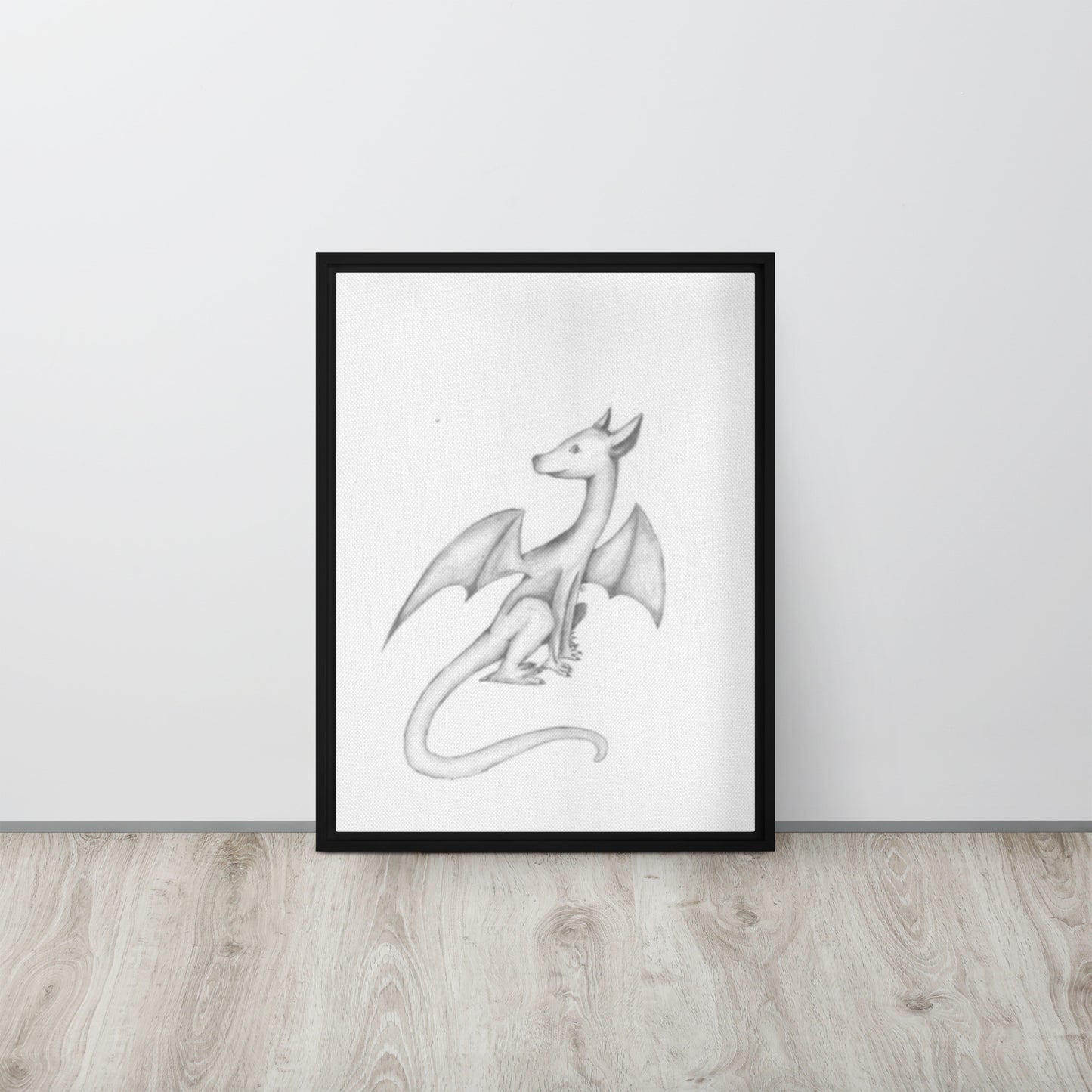 Bat Dragon Framed canvas