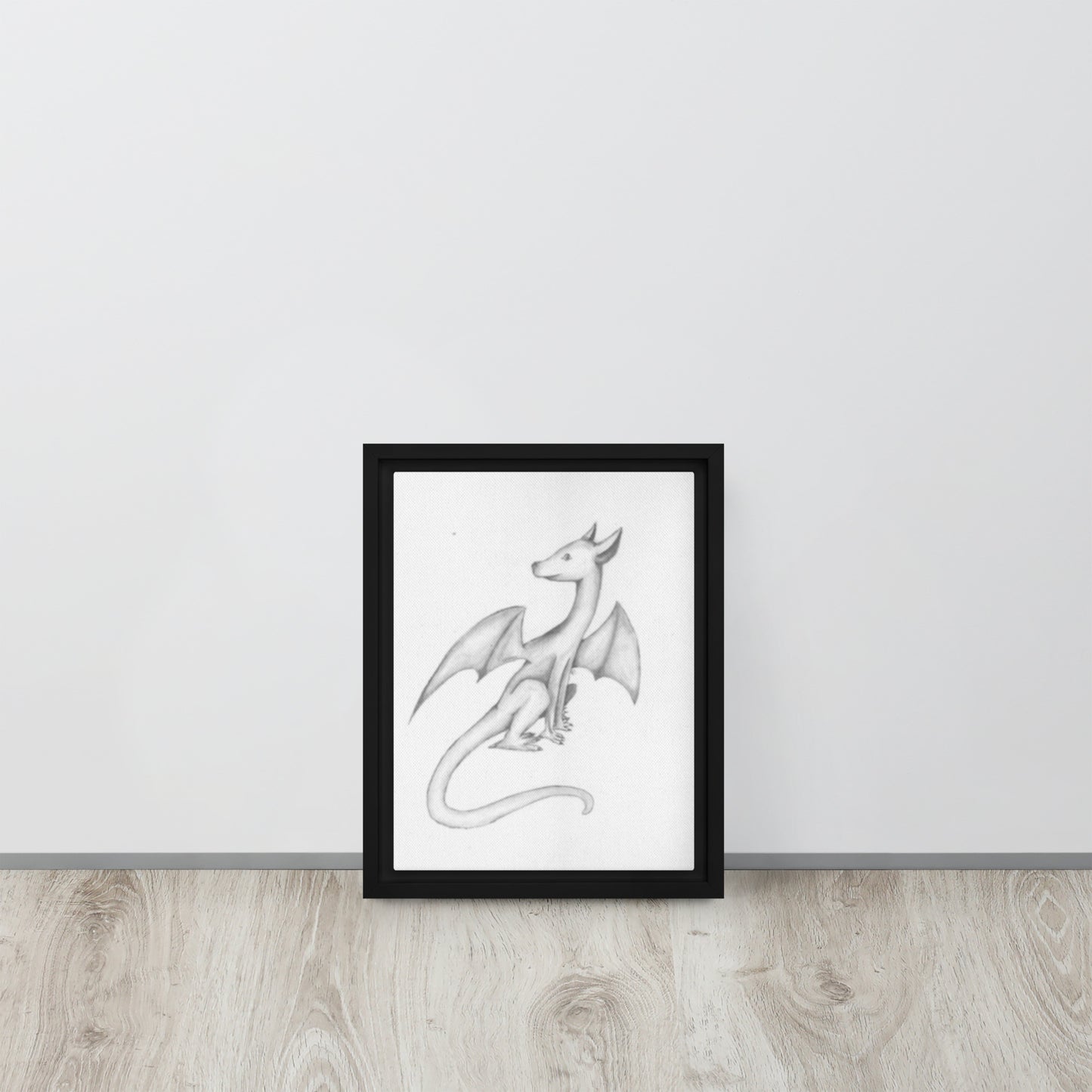 Bat Dragon Framed canvas