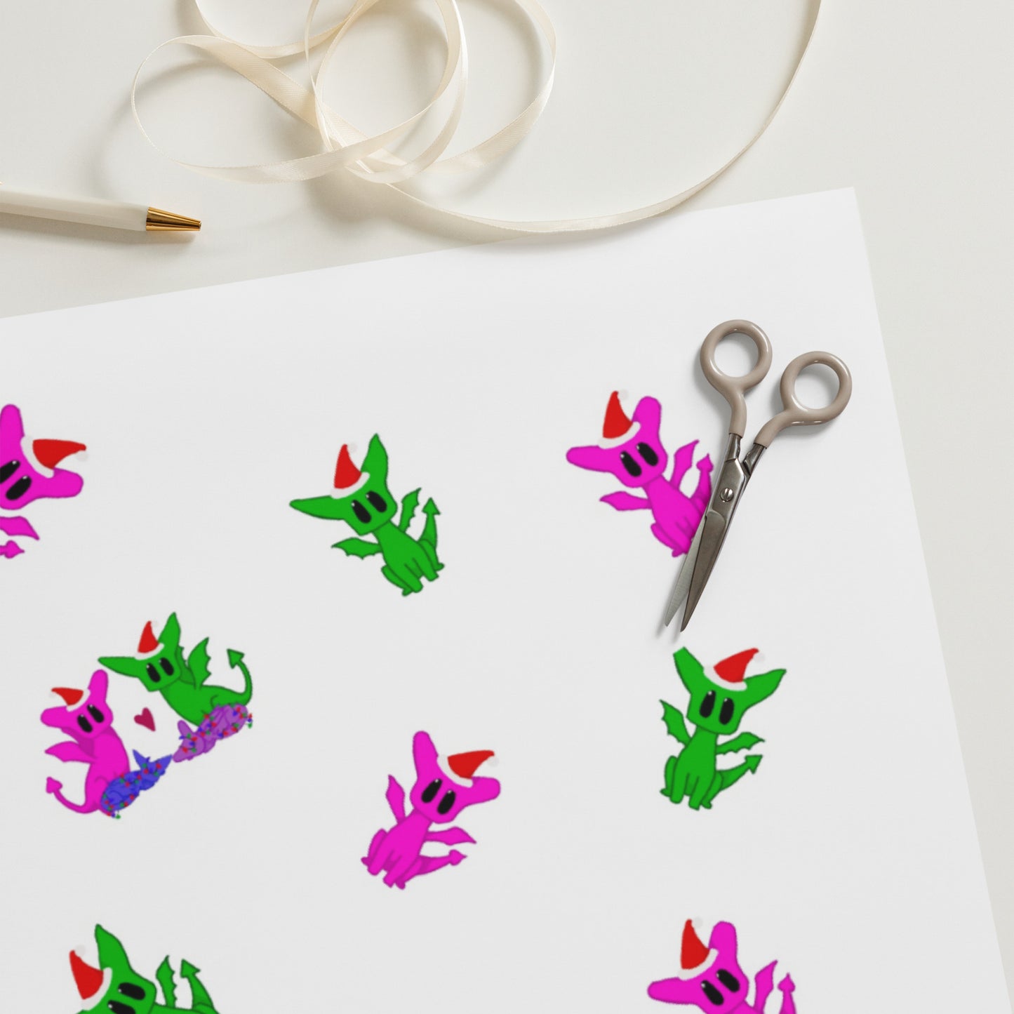 Christmas spikes Wrapping paper