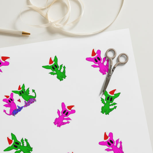 Christmas spikes Wrapping paper